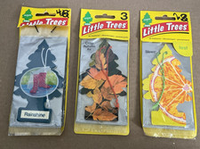 9 Mixed Lot Little Trees Air Fresheners 3 Crisp Autumn Air 2 Sliced 4 Rainshine