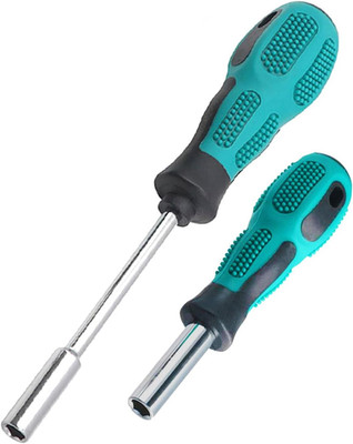 Bit Driver Handle,2 Pieces 1/4 Inch Bit Driver Magnetic Screwdriver Bit Holde...