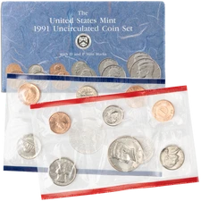 1991 Mint Set 10 Coins