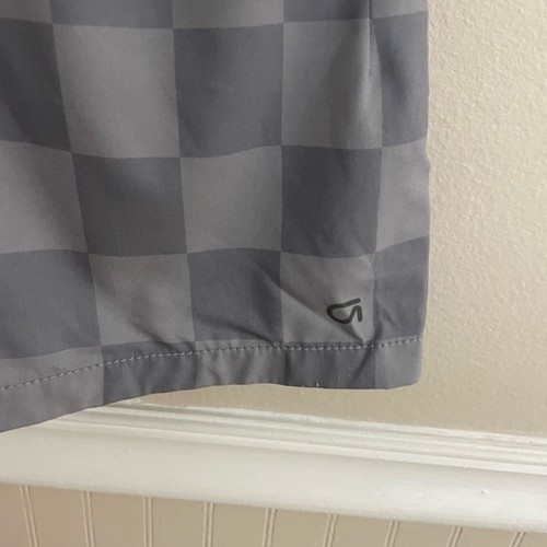 Gap Fit Boys Size Medium Grey Checked Swim Shorts - Picture 5 of 9