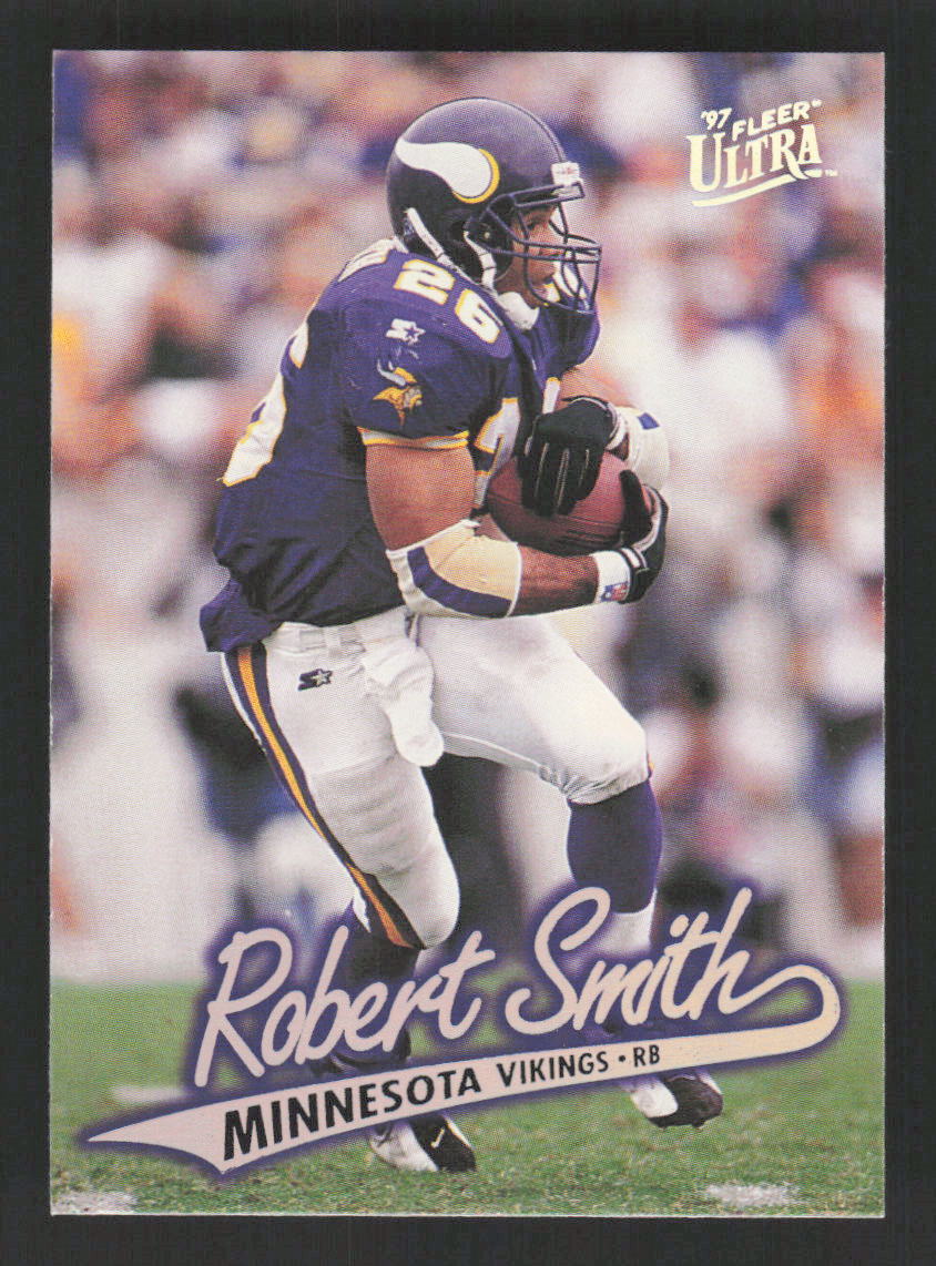 1997 Fleer Ultra  #127 Robert Smith  Minnesota Vikings