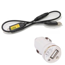 car USB AC/DC Battery Power Charger Adapter cable for Samsung WB5000 WB550 gm