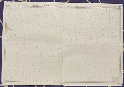 Admiralty 4808 North Pacific Ocean Hawaii To The Clipperton Fracture Zone Map
