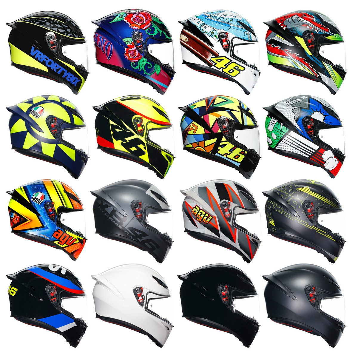 AGV K1 Multi Full Face Helmet　MLサイズ AGV K1 S Motorcycle Helmet | VR46 Rossi Italy | CHOOSE COLOR