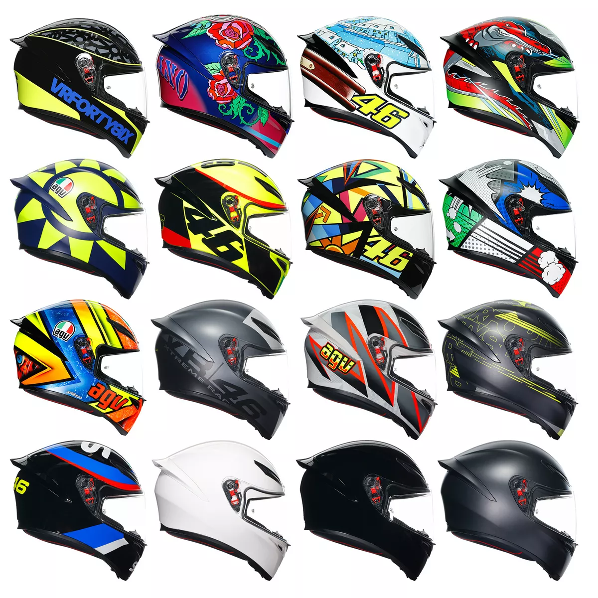 AGV K1 S Motorcycle Helmet | VR46 Rossi Italy | CHOOSE COLOR & SIZE