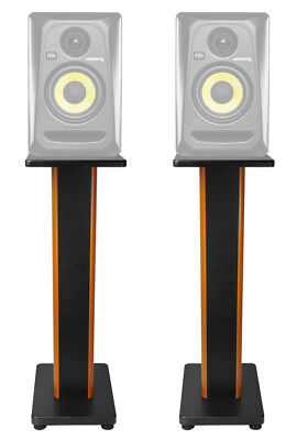 (2) Rockville 28'' 2-Tone Studio Monitor Speaker Stands For KRK ROKIT 4 G3