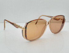 Vintage Silhouette M1830 Brown Multi-Color Oval Sunglasses Austria FRAMES ONLY