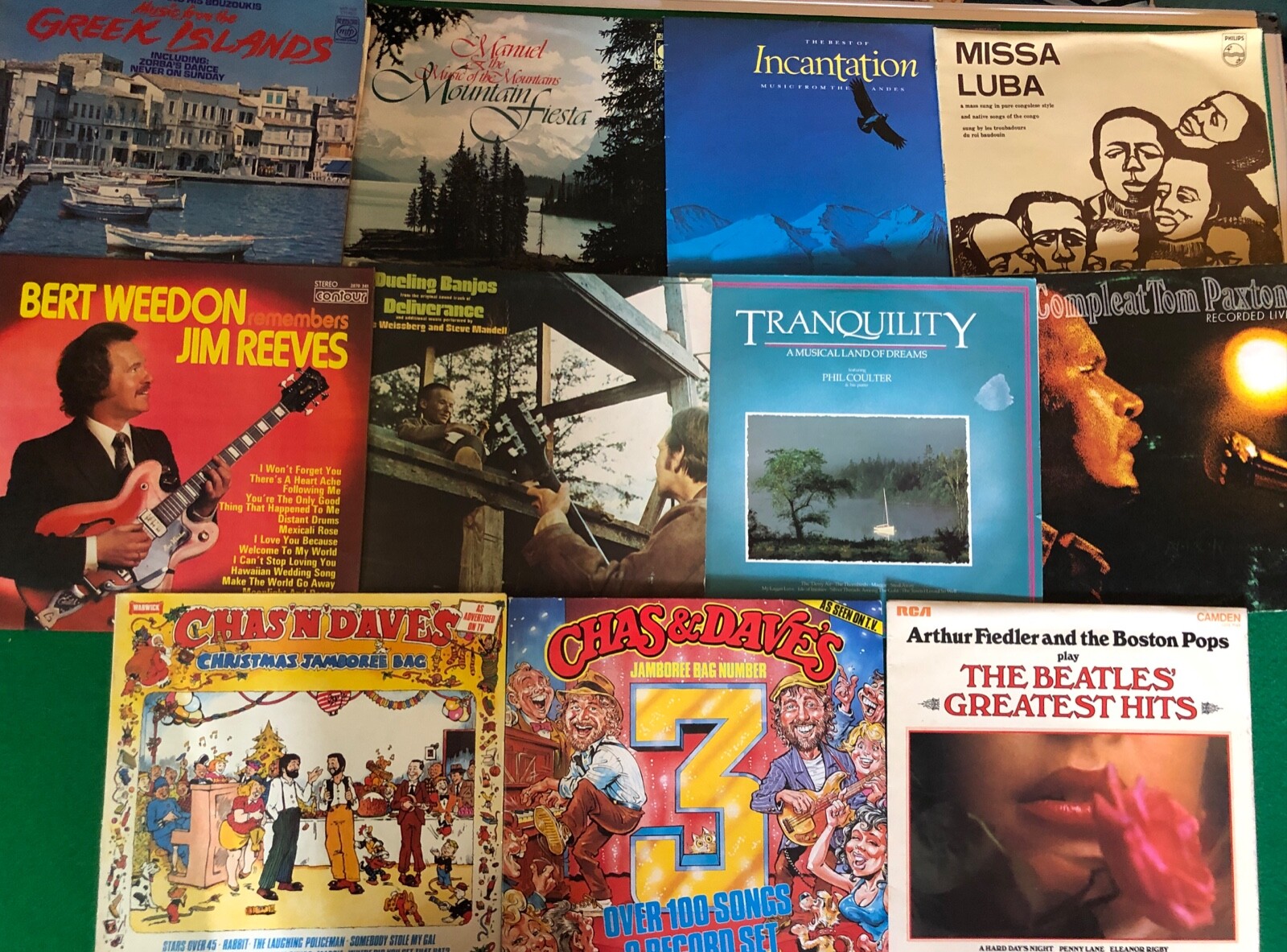 14 Vinyl Records Easy Listening Jazz Humour Barber Paxton Chas Dave Banjo Weedon-image