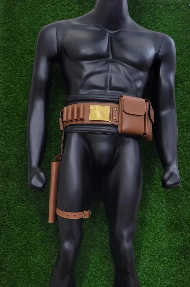 Cinturón Disfraz Cosplay Libro Mandaloriano Genuino de Boba Fett | Juegos con disfraces de Star Wars| Foto 2 de 4