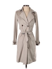 Kendall & Kylie Women Gray Trenchcoat Xs