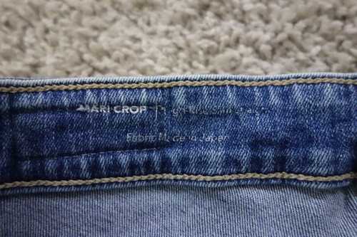 Adriano Goldschmied Jeans Womens 25 Blue Mari Crop Slim Straight Denim AG-ED - Picture 4 of 11