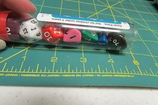 NEW IN Package Polyhedral Dice 7 piece set opaque assorted colors - Be creative 