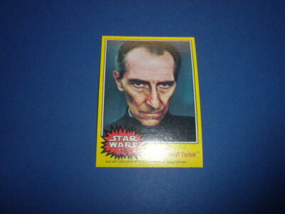 STAR WARS card #149 Topps 1977 Series 3 yellow HIGH GRADE THE EVIL GRAND MOFF TA