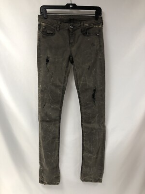 Faith Connexion Women's Jeans 98% Cotton Size 26 Khaki New