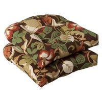 Pillow Perfect Indoor/outdoor Brown/green Tropical Wicker Seat Cushions, 2-pack on sale Pillow Perfect Indoor/outdoor Brown/green Tropical Wicker Seat Cushions, 2-pack on sale