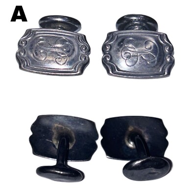 Various Vintage Men's Cufflinks Suit Accessories