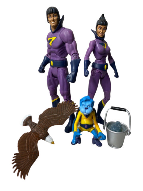 Mattel Wonder Twins Zan and Jayna Action Figure - N8526 for