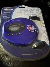 Vtg Memorex MD6886 Blue Personal Digital AM/FM Stereo CD Player With Manual Seal