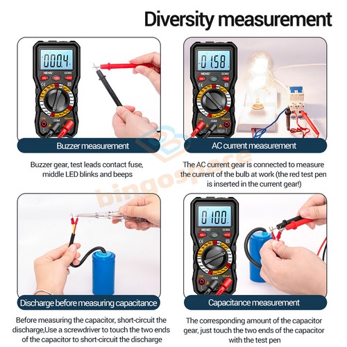 ANENG Digital Multimeter DC AC Voltmeter,Ohm Volt Amp Meter,Measures Volt tester - Picture 33 of 40