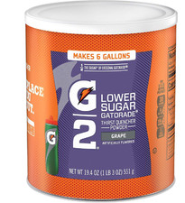 Gatorade Thirst Quencher Powder G2 Low Calorie Grape 19.4 Ounce Pack of 3