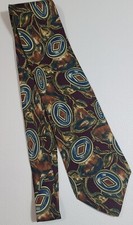 Robert Talbott Studio Mens Neck Tie Finest Silk Pointed Formal Oval Gem 58