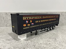Corgi - Tri-Axle Curtainside Trailer - Stephen Sanderson - CC12912 - 1:50 - Mint