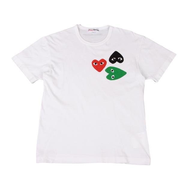COMME des GARCONS PARFUMS Triple Heart Logo T-shirt Size L(K 