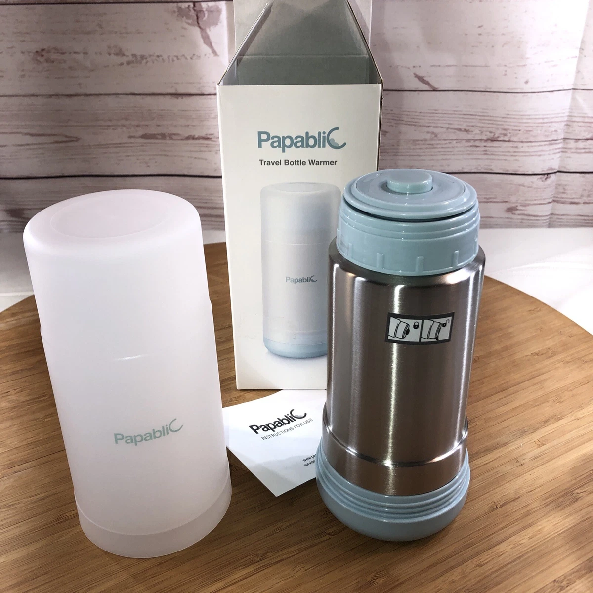Papablic travel bottle warmer Portable screw top New in Box eBay