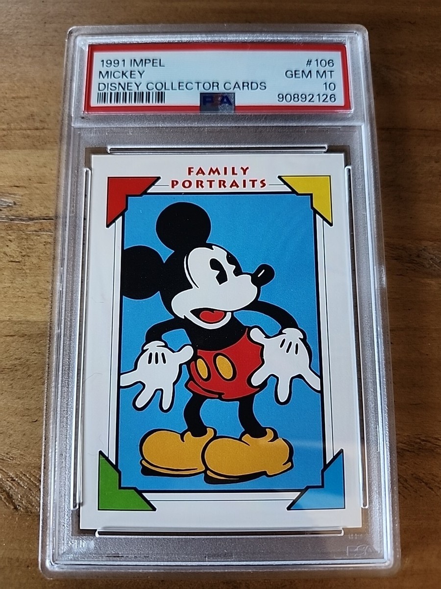 1991 Impel Disney Collector Cards #106 Mickey - PSA 10 GEM MINT