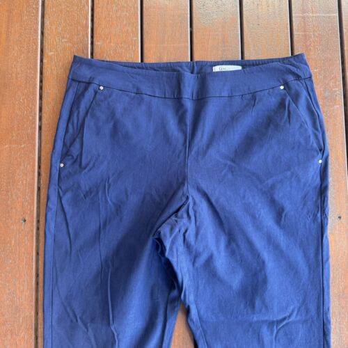 Greg Norman Size 12 Blue Golf Pants Straight Leg Womens Active Wear - Picture 3 of 7