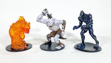Lot Of 3 Large D D Dungeons  Dragons Figures 2004  2006 Used