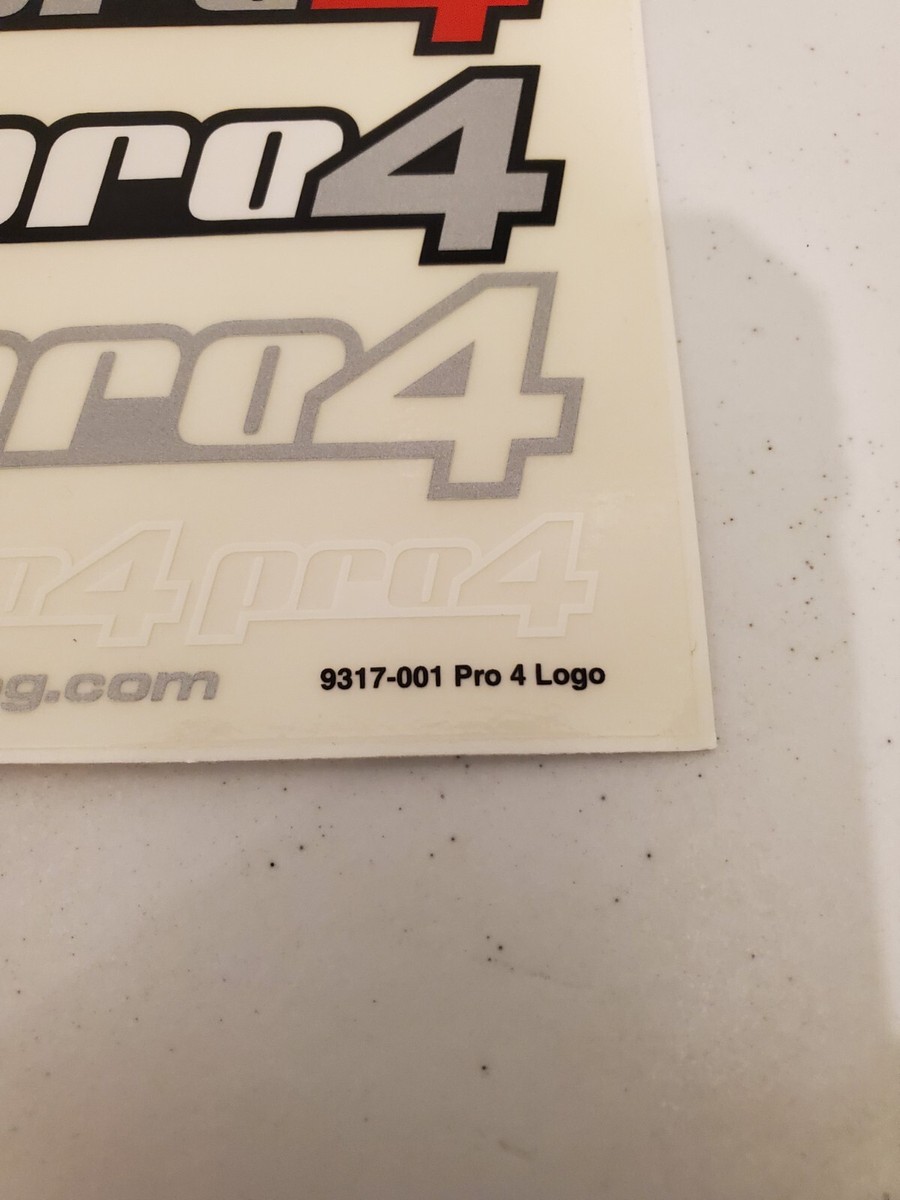Hpi 9317-001 Pro 4 Logo Sticker X5 Vintage Decal Sticker Sheet For
