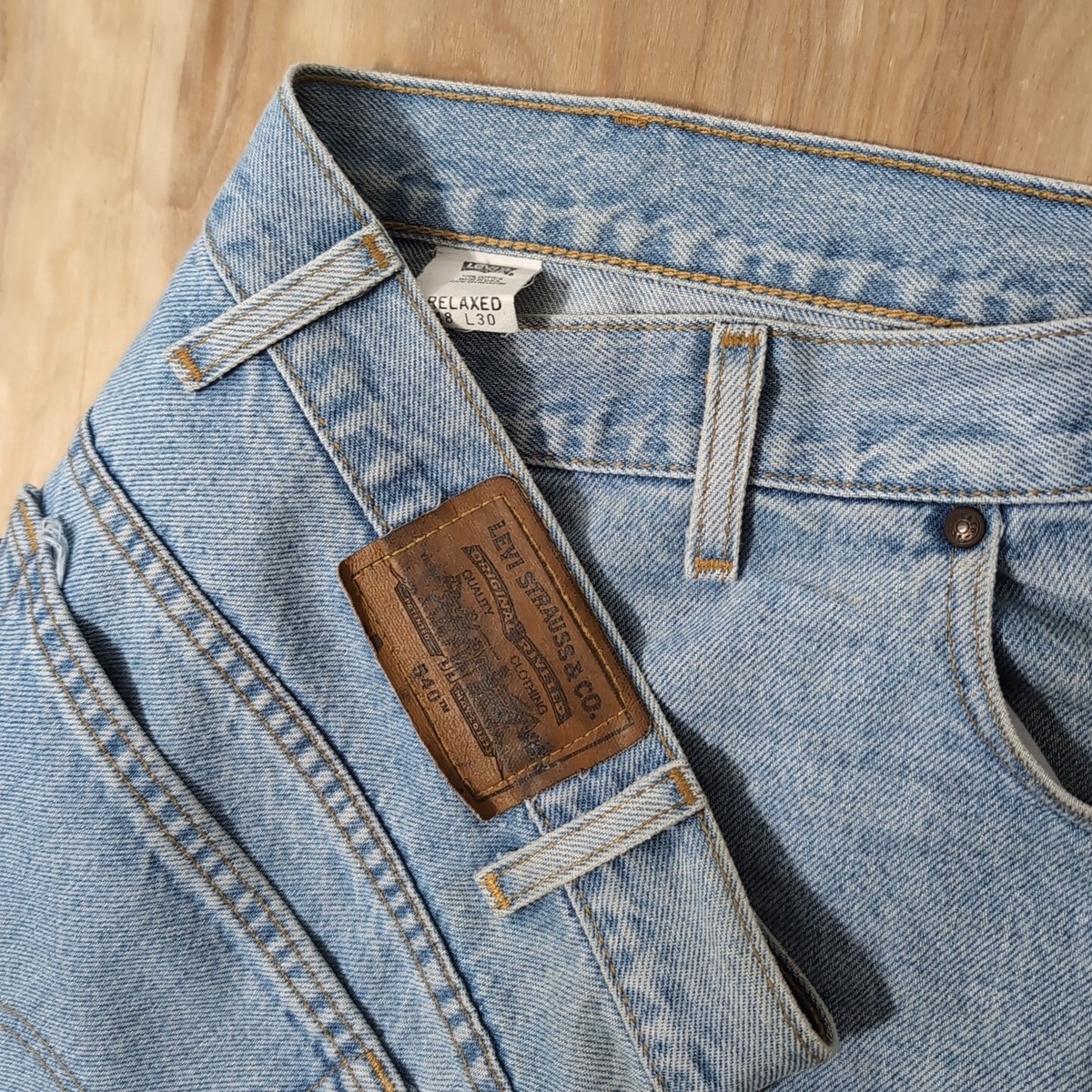 Vintage Discontinued 540 Relaxed Levi's Jeans 100% Cotton Vintage Discontinued 540 Relaxed Levi's Jeans 100% Cotton