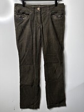 Women’s Dolce And Gabbana Pants Green/Brown Size 44 Straight Leg Comfort Wear