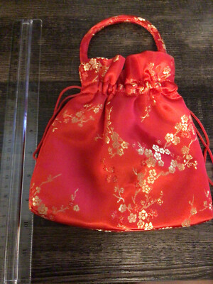 バッグ Vintage Chinese Pouch W/ Drawstrings, Coin Purse | eBay