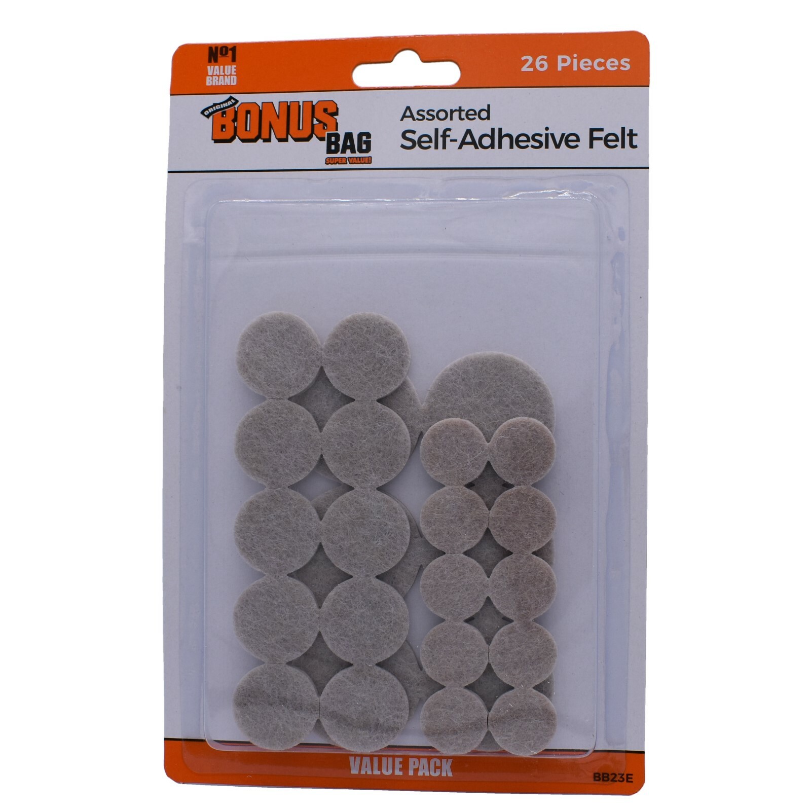 Furniture Felt Pads - 26 Piece Value Pack Self Adhesive