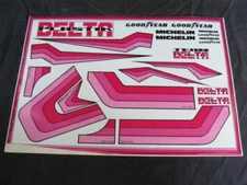 Delta Plastik Car Models RC Stiker Stickers