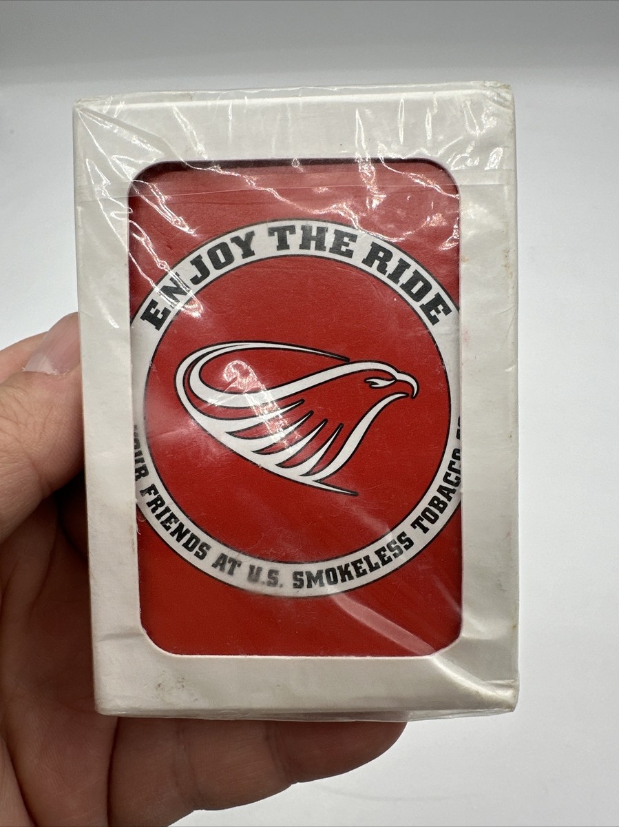 smokeless tobacco company Enjoy The Ride U.S. Smokeless Tobacco Co. Playing Cards NEW Sealed