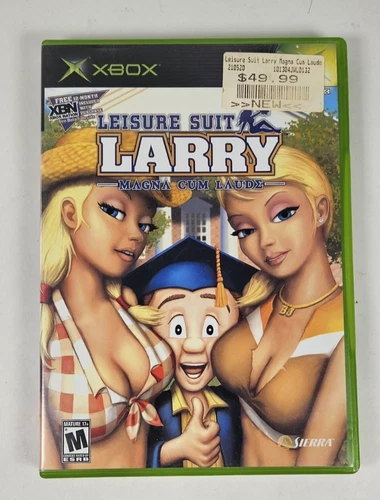 Leisure Suit Larry: Magna Cum Laude (OG Xbox, 2004)  Authentic,
