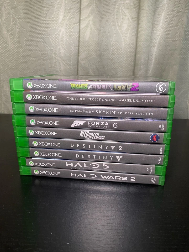 Lote de 9 juegos Xbox One, Forza 6, Halo 5, The Elder Scrolls... Foto 2 de 2