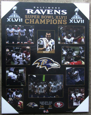 Baltimore Ravens Super Bowl 47 Championship Picture Plaque | eBay