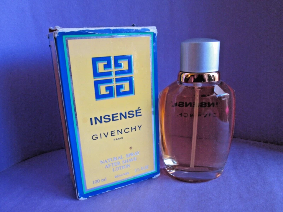 Insense Givenchy Vintage After Shave Loción Spray 100 ml 3 1/3 OZ Caja Usada Foto 2 de 4