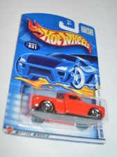 HOT WHEELS 2002 FIRST EDITIONS - CUSTOM ' 69 CHEVY RED WITH 5 SLOT WHEELS