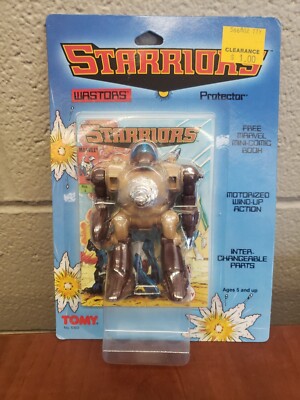 1984 VINTAGE(UNOPENED) TOMY - Starriors: Crank Action Figure Toy  