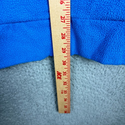 Adidas Jacket Men's XXL Blue Fleece Full Zip Up Predator Soccer Warmup Coat - Picture 7 of 19
