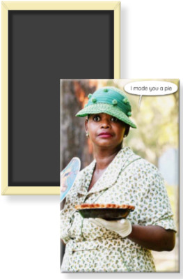 The Help Minny I Made You a Pie Chocolate Funny Fridge Magnet 2 x 3 Rigid