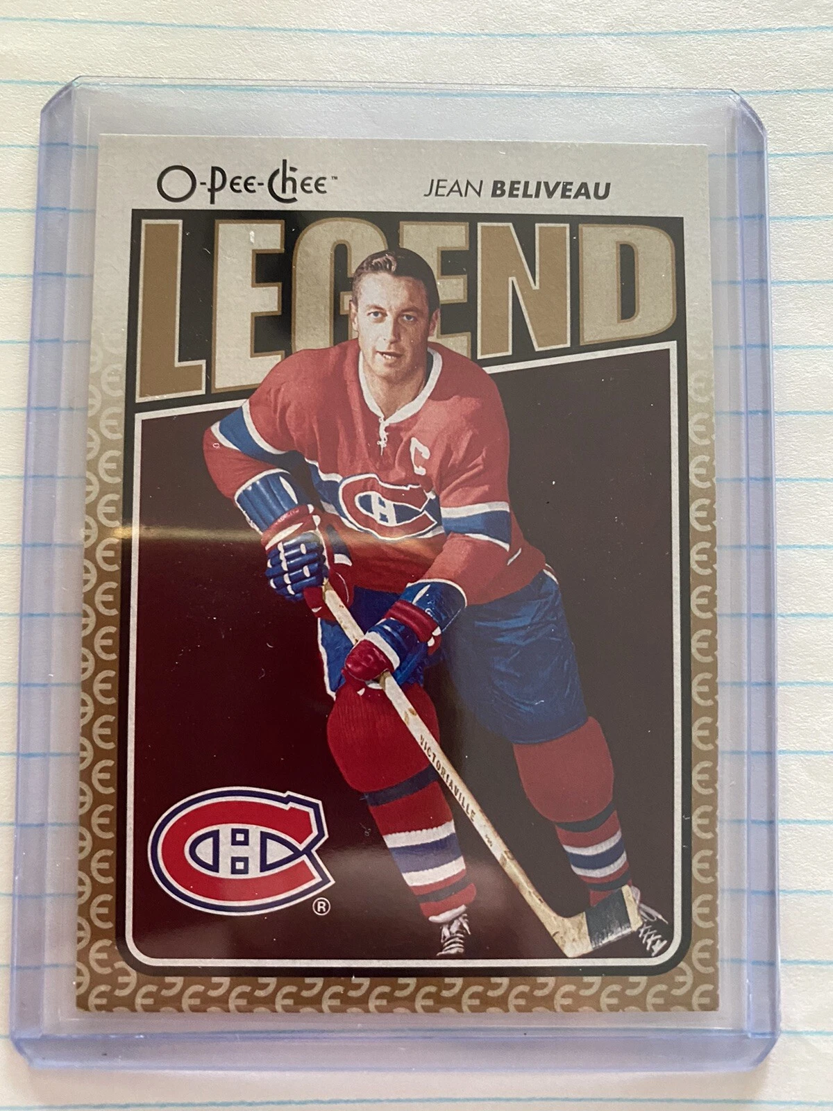 2009-2010 O-Pee-Chee Legend Jean Beliveau #572-