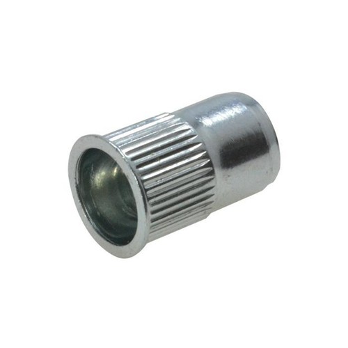Countersunk Splined Body Nutsert Metric Coarse Rivnut Insert Zinc Plated - Picture 2 of 4