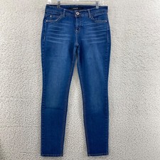Jordache Blue Jeans Womens Sz 10 Vintage Denim Skinny Leg Stretch Trendy Cute