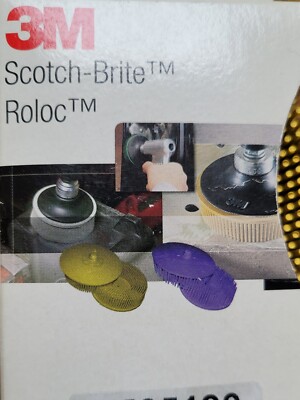 3M Bristle Disc Scotch Roloc 76,2mm Gelb P80